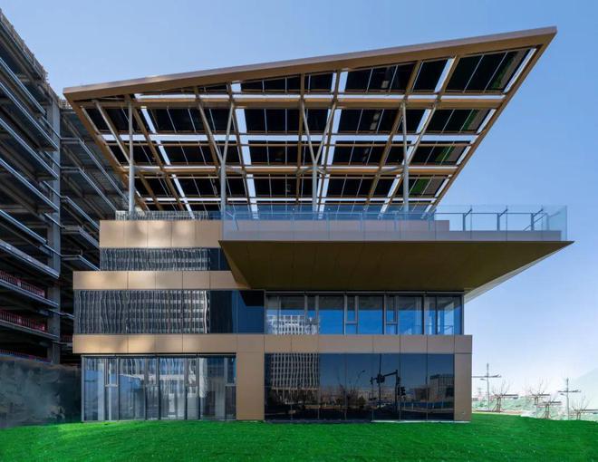 绿色“碳”索中建五局打造北京首个负碳示范项目(图1)
