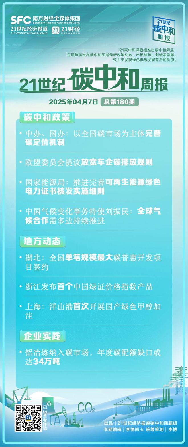 碳中和周报（第180期）丨中办、国办：以全国碳市场为主体完善碳定价机制；欧盟委员会提议放宽车企碳排放规则(图1)